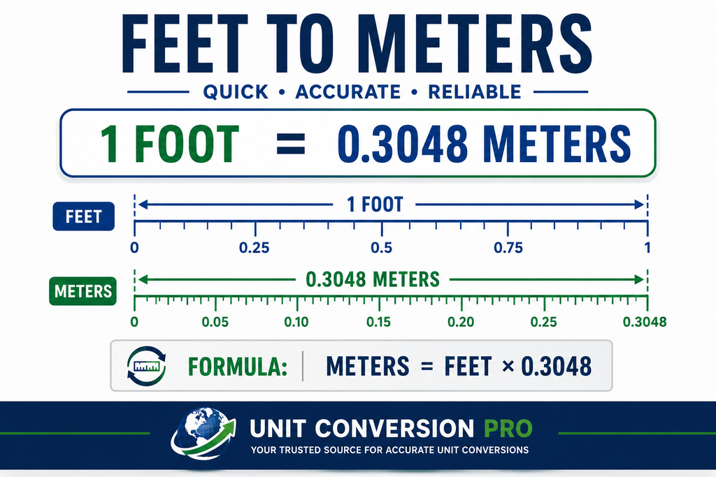 feet to meters converter